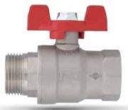 Pakkens Kelebek Kollu Küresel Vana PN25 1/4''