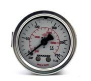 Pakkens Arka Bağlantılı Pano Tipi Gliserinli Manometre R 1/2'' 100 mm 250 Bar