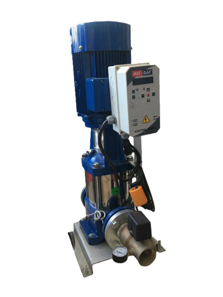 MAS-DAF Stainless Pressure Booster System HDSV1-16/6 5,5KW 380V