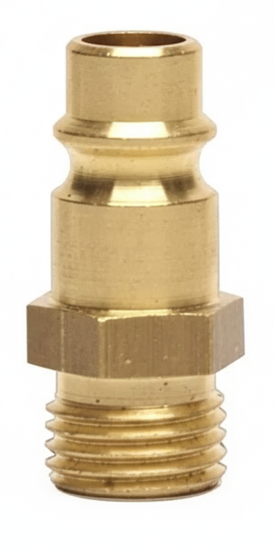 Sarı Pirinç Quick Kaplin Erkek Adaptör Uç (0.21) 1/4''