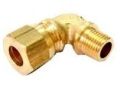 Sarı Pirinç Yüksüklü Dirsek 3/8'' x 12 mm
