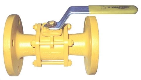 Doğalgaz Küresel Vana Redüksiyon Geçişli 3 Parçalı Dn32 VALFTEK