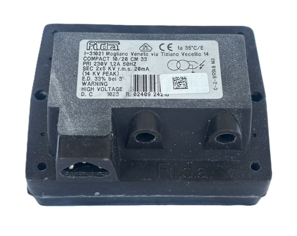F.I.D.A. TE102D SP4I 10/20 CM 2x5000V 33% Sargılı Trafo
