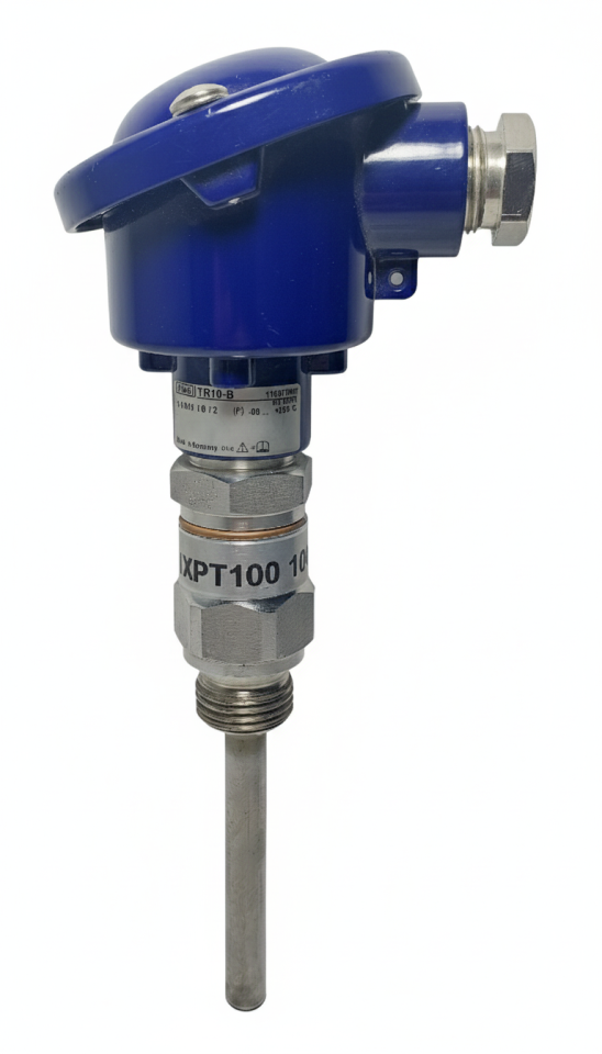 WIKA TR10-B 1 X PT100 Kafalı Tip Termokupl 10cm 1/2''