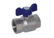 Konsan Industrial Type Brass Ball Valve Butterfly Blue Handle 1/2'' Pn25