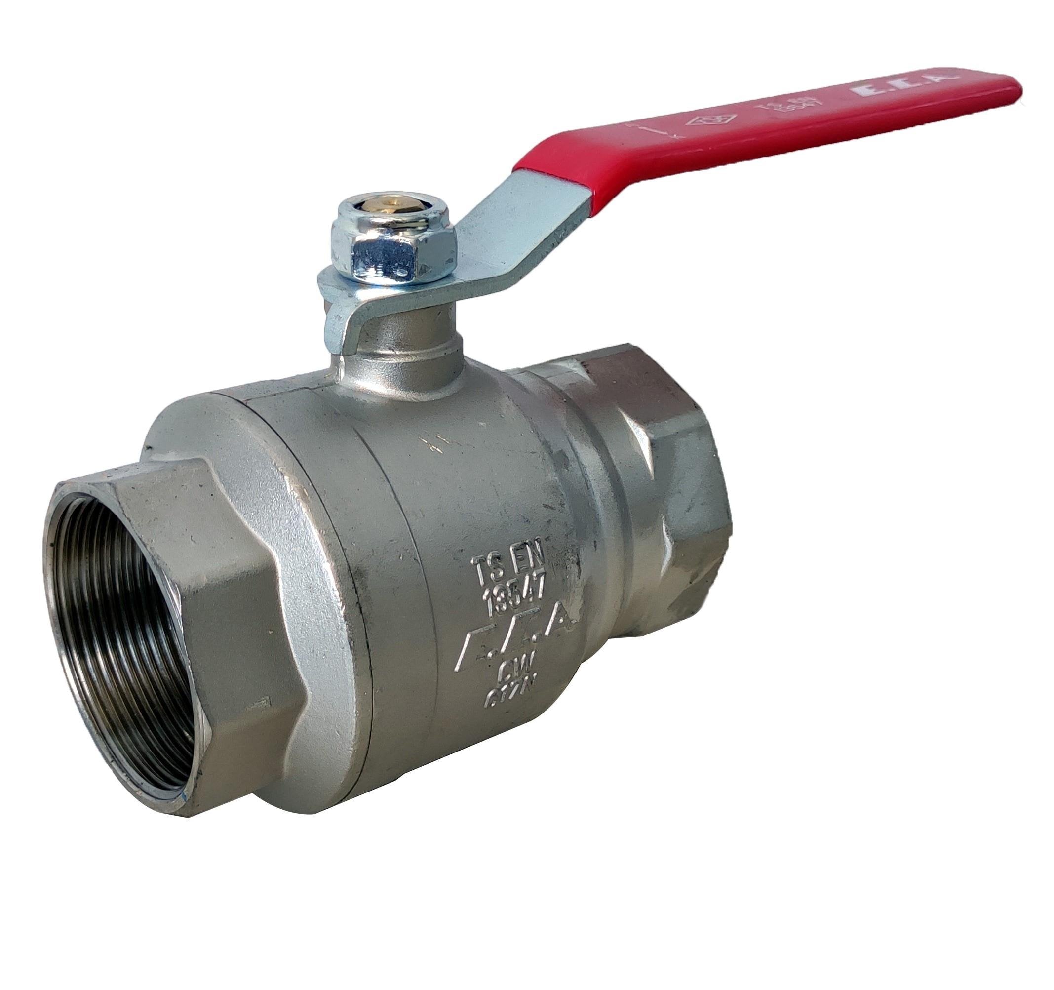 ECA Endüstriyel Pirinç Küresel Vana 1/2'' PN25 602122187