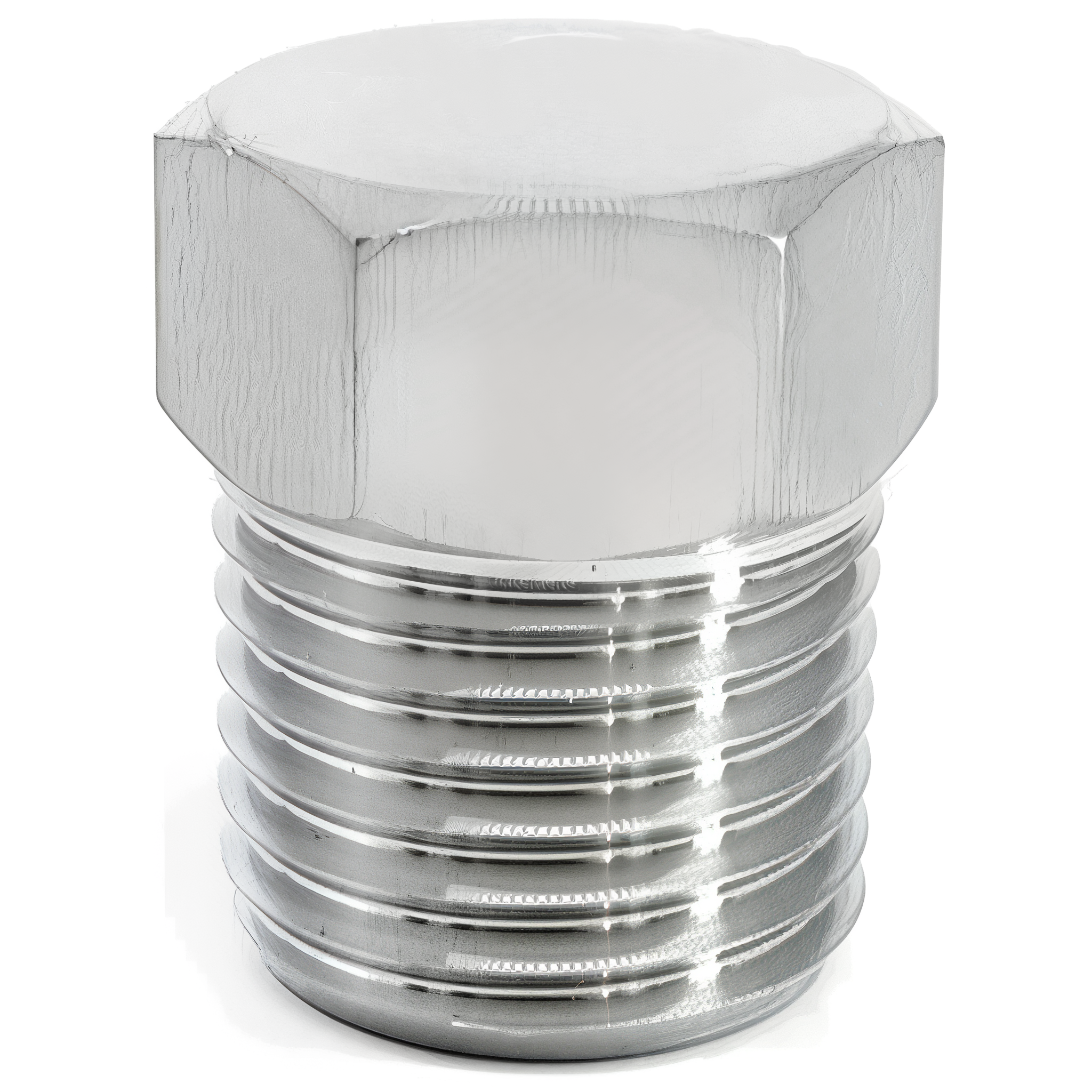 Paslanmaz Dış Dişli Kör Tapa AISI 304 1/2''