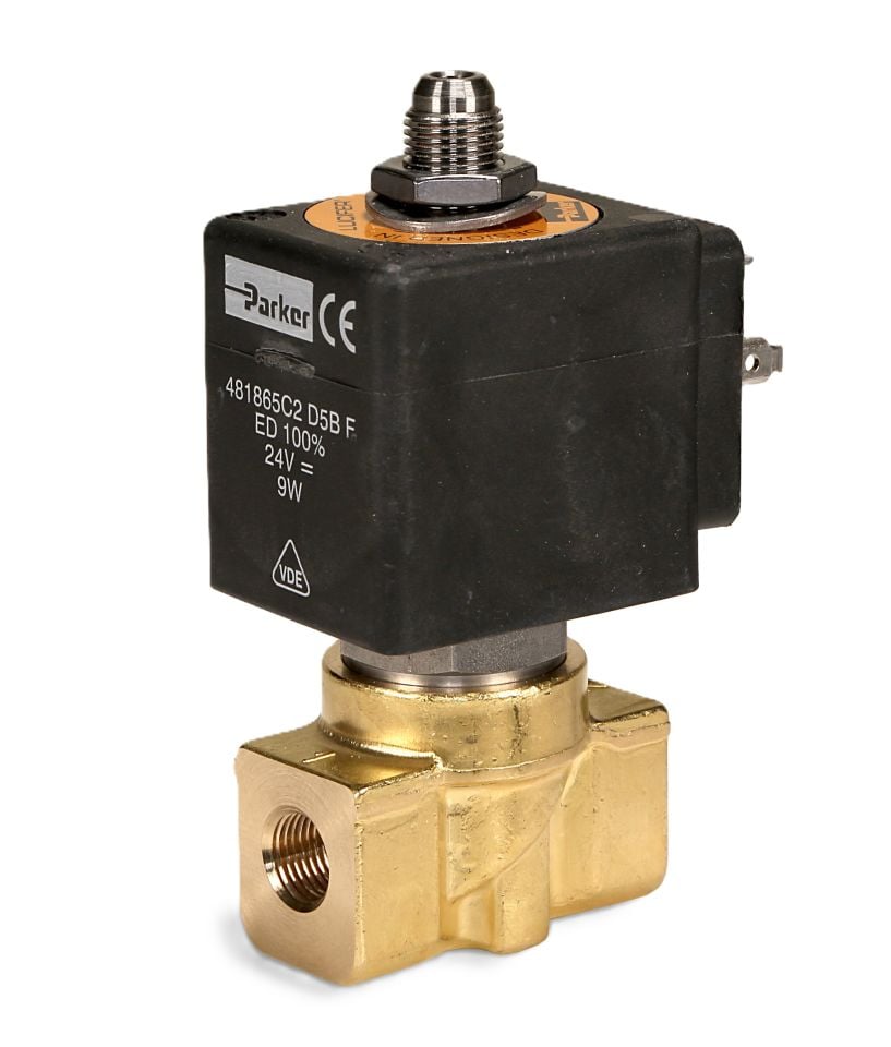 Parker Lucifer 131 K 13 3-Way Solenoid Valve for Fuel, 1/8''
