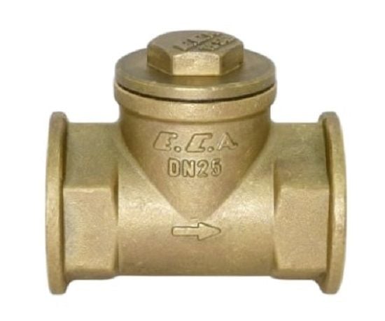 ECA Brass Horizontal Check Valve 1