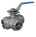 IMPORTED Stainless Steel Ball Valve Three-Way Actuator Mountable 2'' 316 L Type