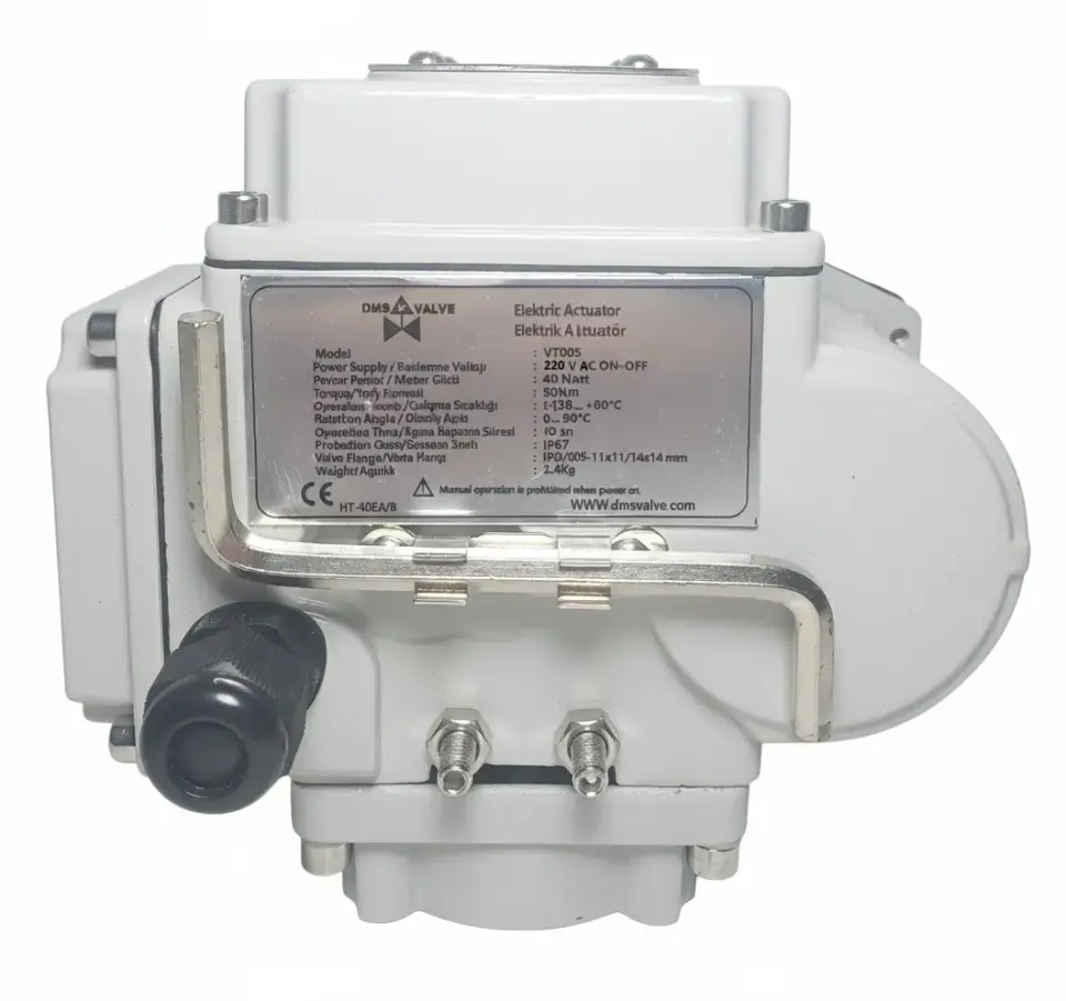 DMS Elektrikli Aktüatör 50Nm 220V AC