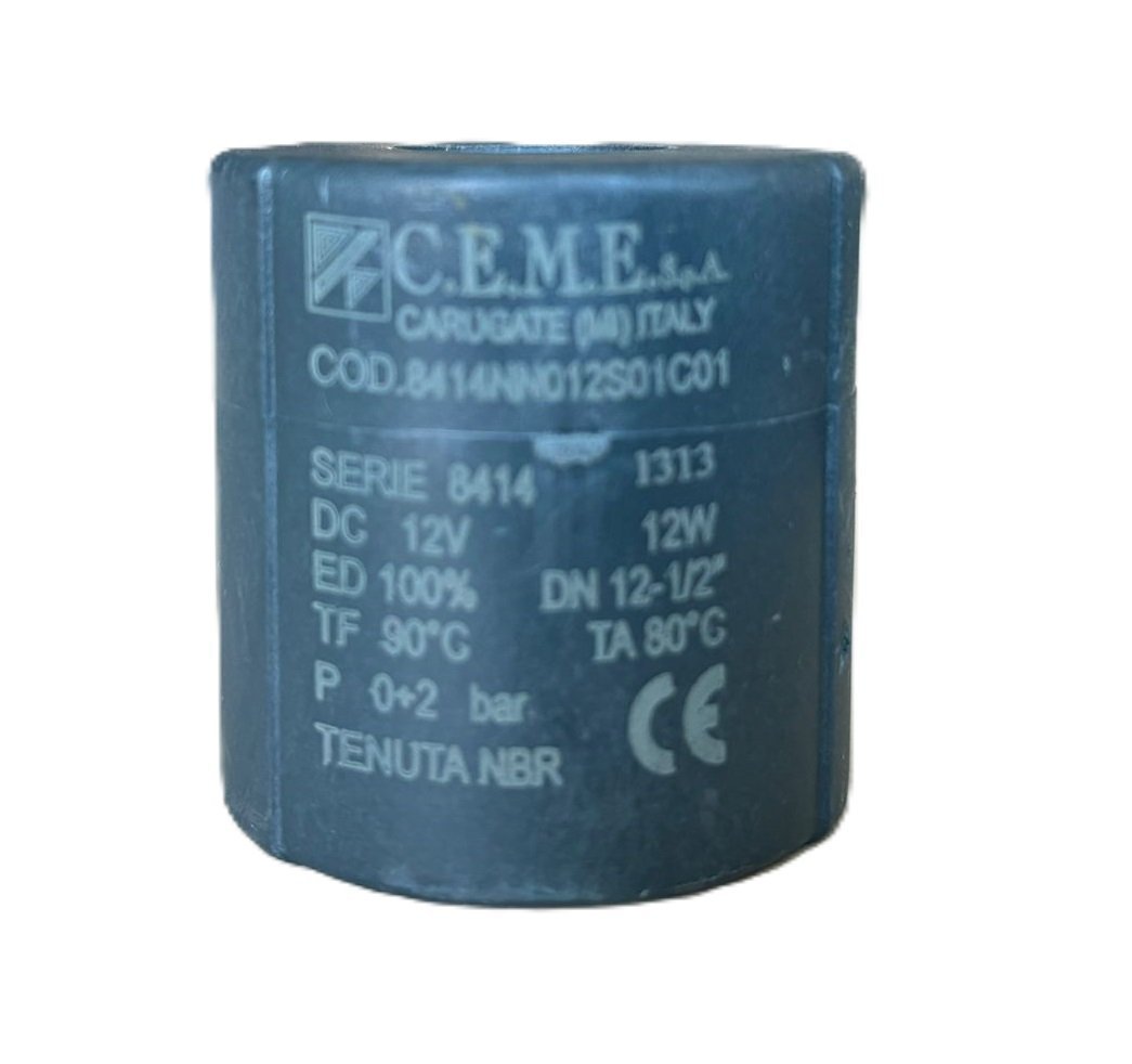 CEME B12 Solenoid Valve Coil 12V DC