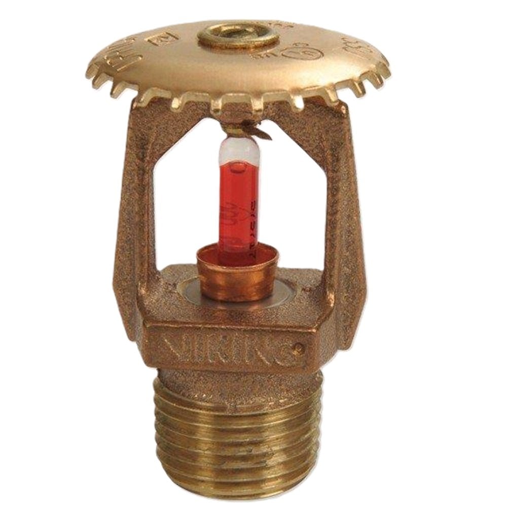 VIKING Brass Elo Sprinkler 68°C Upright Standard Response Vertical