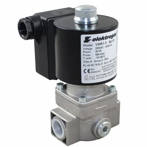 Elektrogas VMR1-5 Doğalgaz Solenoid Valfi 1/2'' 500mBAR 230V AC