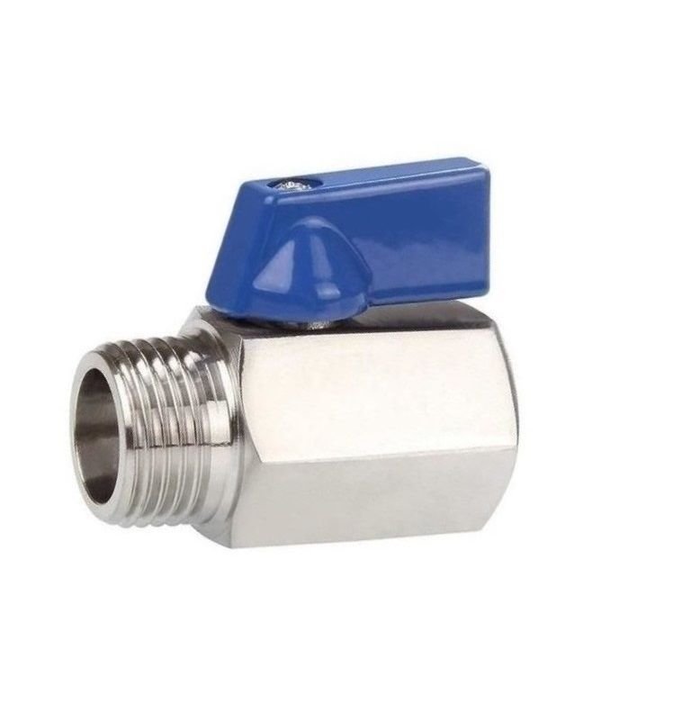 Paslanmaz Mini Küresel Vana AISI 304 1/2''