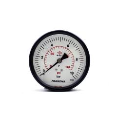 Pakkens Rear Connection Manometer Ø100 mm 10 Bar 1/4''