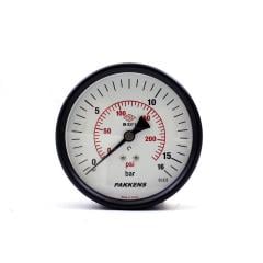 Pakkens Rear Connection Manometer Ø100 mm 16 Bar 1/4''