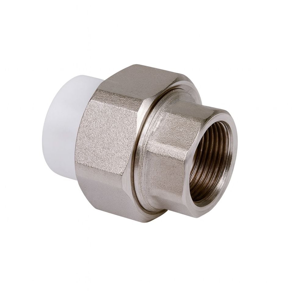 HAKAN PLASTİK PPRC İç Dişli Oynar Başlı Rakor 50mm - 1 1/2''﻿