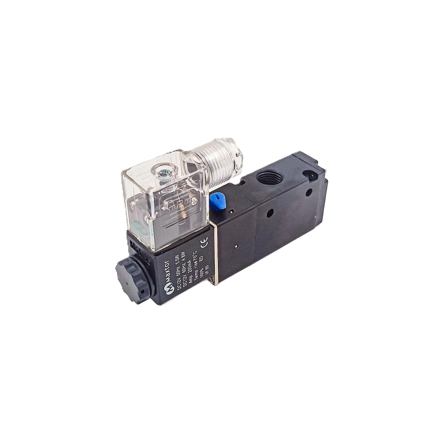 MAXTOR 3V210-08-220VAC Tek Bobin Pnömatik Valf 1/4'' 3/2
