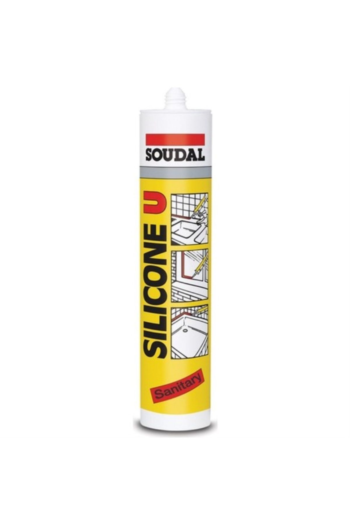 Прозрачен силикон с общо предназначение Soudal 280GR