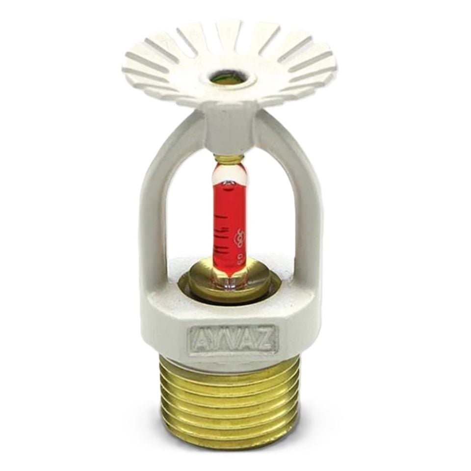 Ayvaz Kromajlı Sprinkler 68°C Hızlı Tepkili 3mm Cam Bulp Pendent