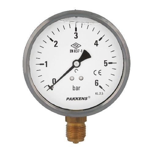 Pakkens Alt Bağlantılı Hidrometre Ø100 mm 6 mWS 1/2''