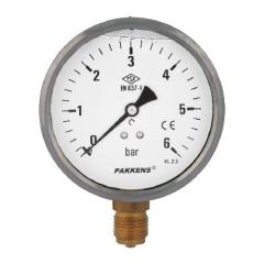 PAKKENS Bottom Connection Hydrometer Ø100 mm 6 mWS 1/2''
