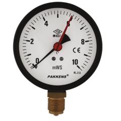 Pakkens Hydrometer Bottom Connection Ø100 10 mWS Cl 2.5