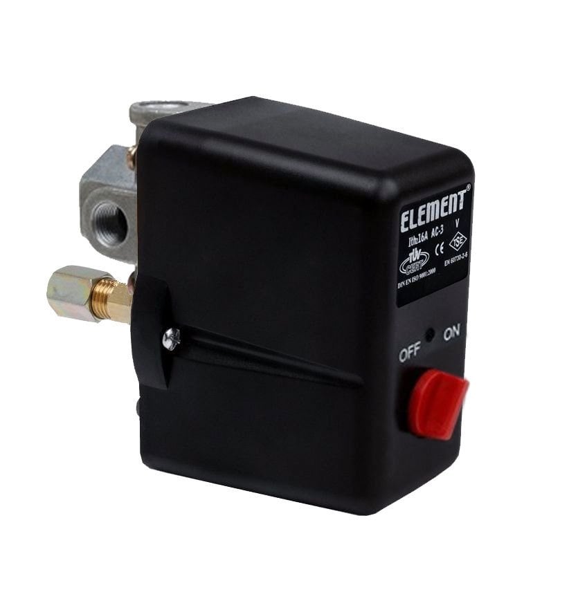 Element ELT-3CO-3Y Basınç Şalteri 3-11 Bar Tahliyeli 3Yollu ON/OFF Anahtarlı