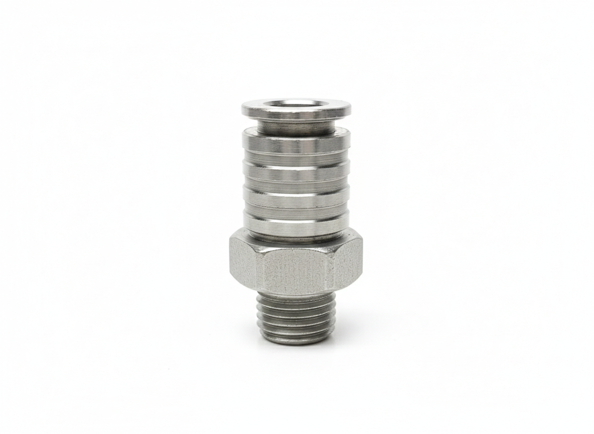 Paslanmaz 21 Serisi Quick Kaplin Erkek Gövde 1/4''