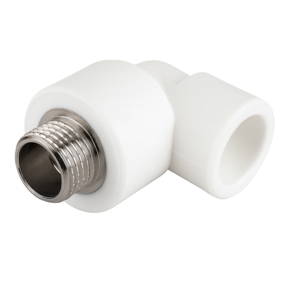 HAKAN PLASTİK PPRC External Threaded Elbow 25mm - 3/4''﻿