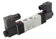 MAXTOR 4V230C-08 Çift Bobinli Kapalı Merkez Pnömatik Valf 1/4'' 5/3 24VDC