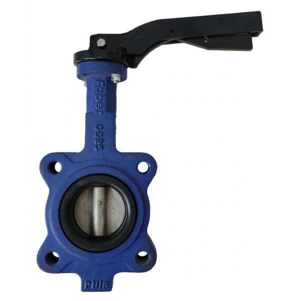 Paslanmaz Klapeli Lug Tipi Kelebek Vana PN16 DN65