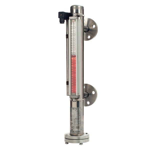 AYVAZ MG-33 Manyetik Seviye Göstergesi PN16 DN20 L:440mm