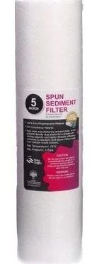 10'' Spun Sediment Kartuş Filtre 5 Mikron