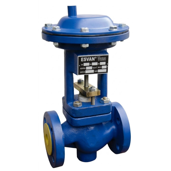 ESVAN Pnömatik On-Off Kontrol Vanası PN16 DN15