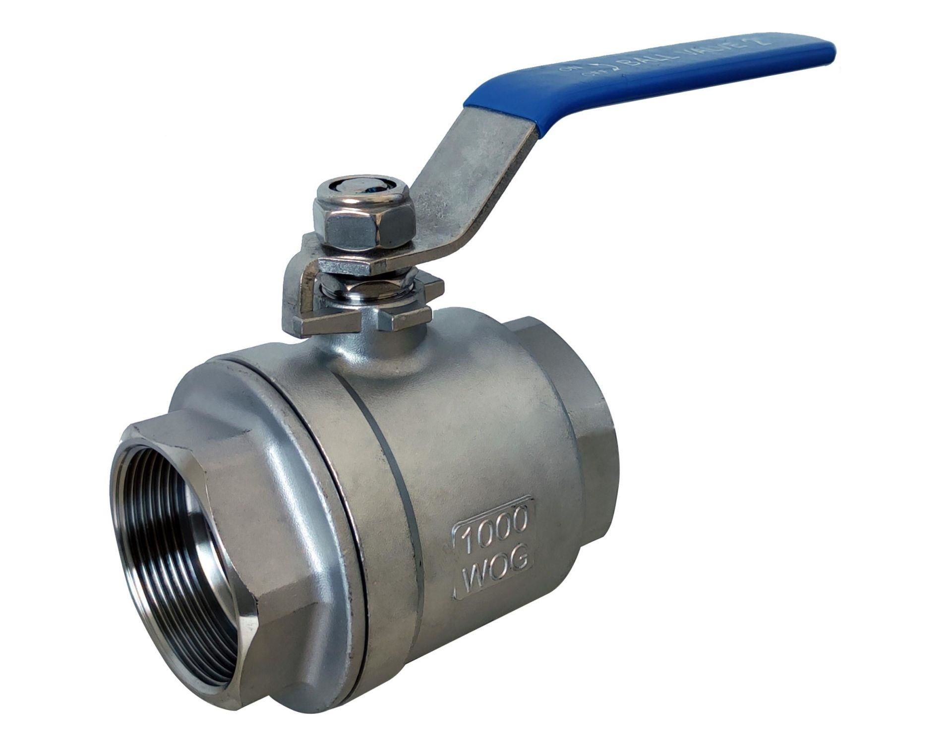 Paslanmaz Küresel Vana 3/4'' 2 Parçalı AISI304