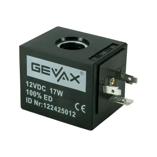 GEVAX Solenoid Valf Bobini 12V DC 17 W