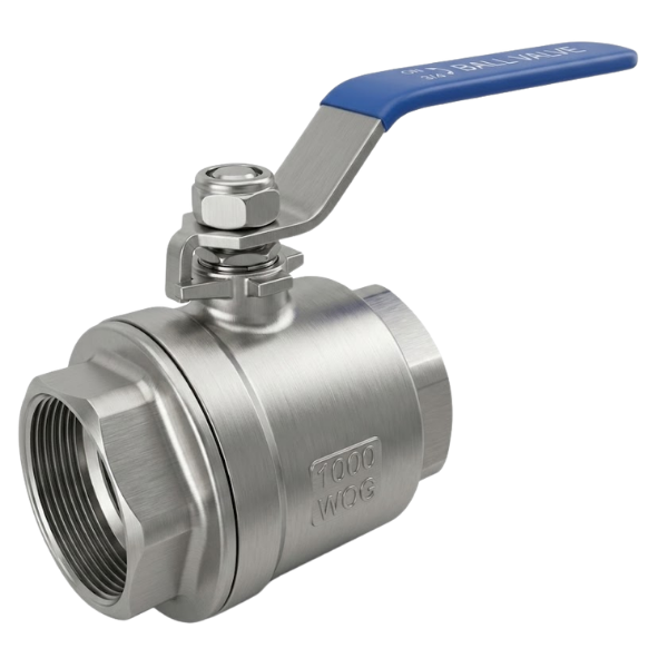 Stainless Steel Ball Valve 1'' 2 Piece AISI304