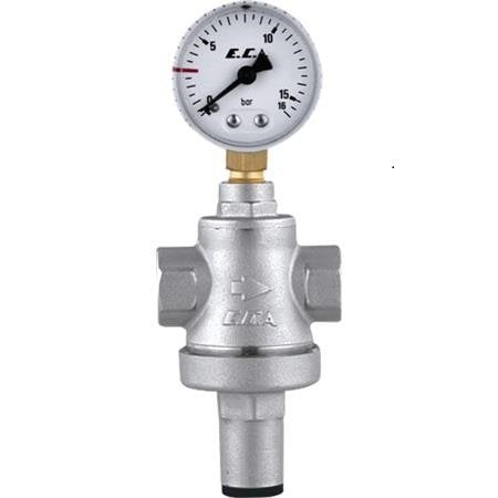 ECA Pressure Reducing Valve with Gauge 1/2