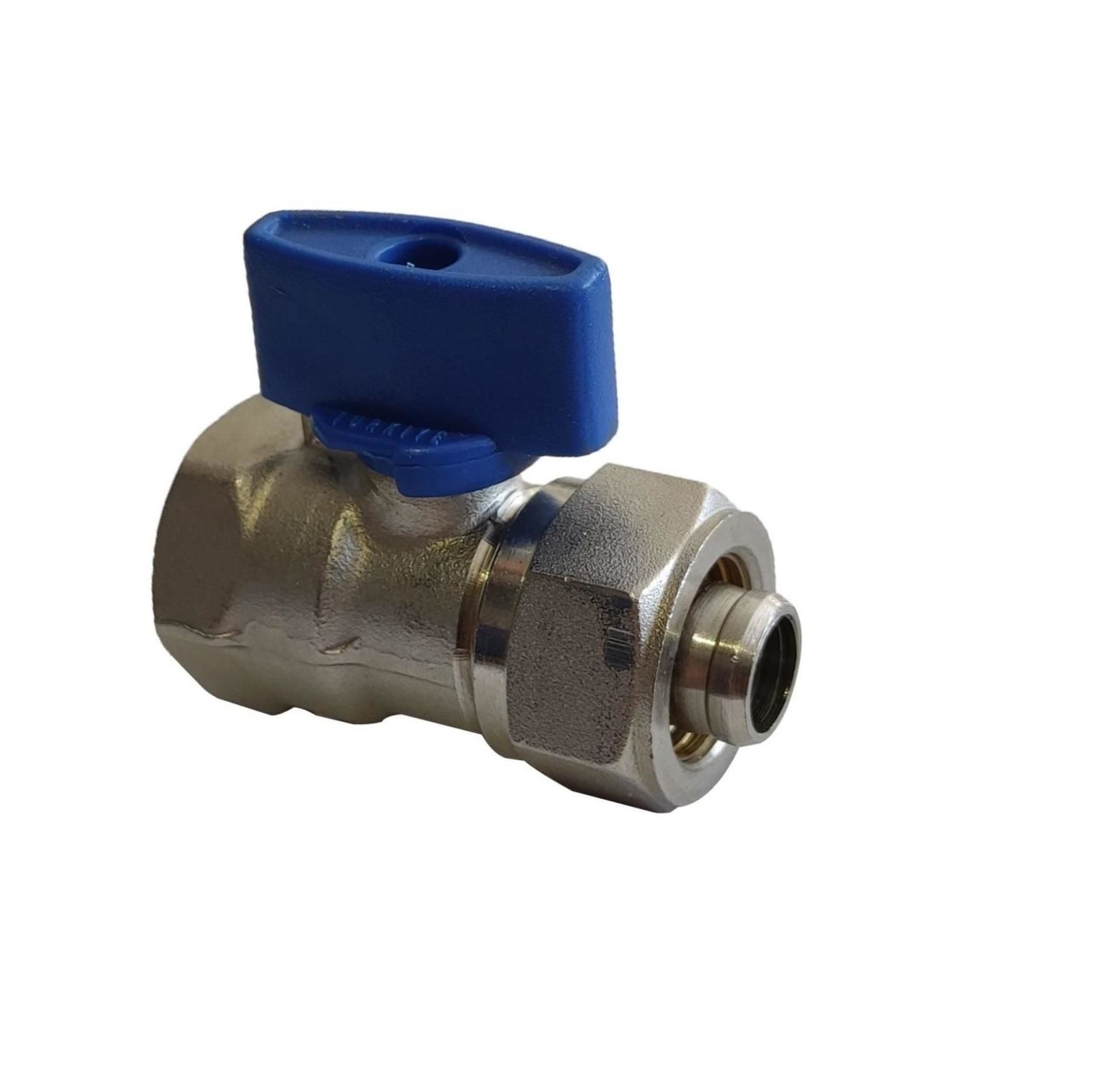 ECA Mini Küresel Vana Rakorlu Mavi 1/2'' 16x2