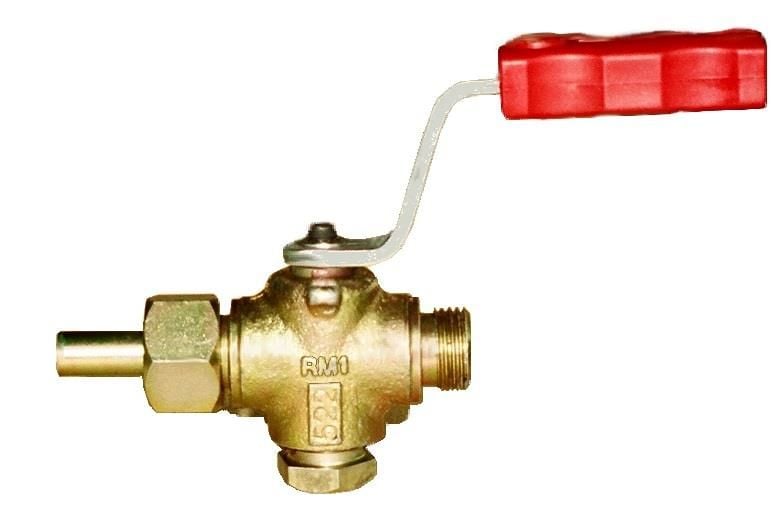VALFTEK Three-Way Gauge Cock 1/2