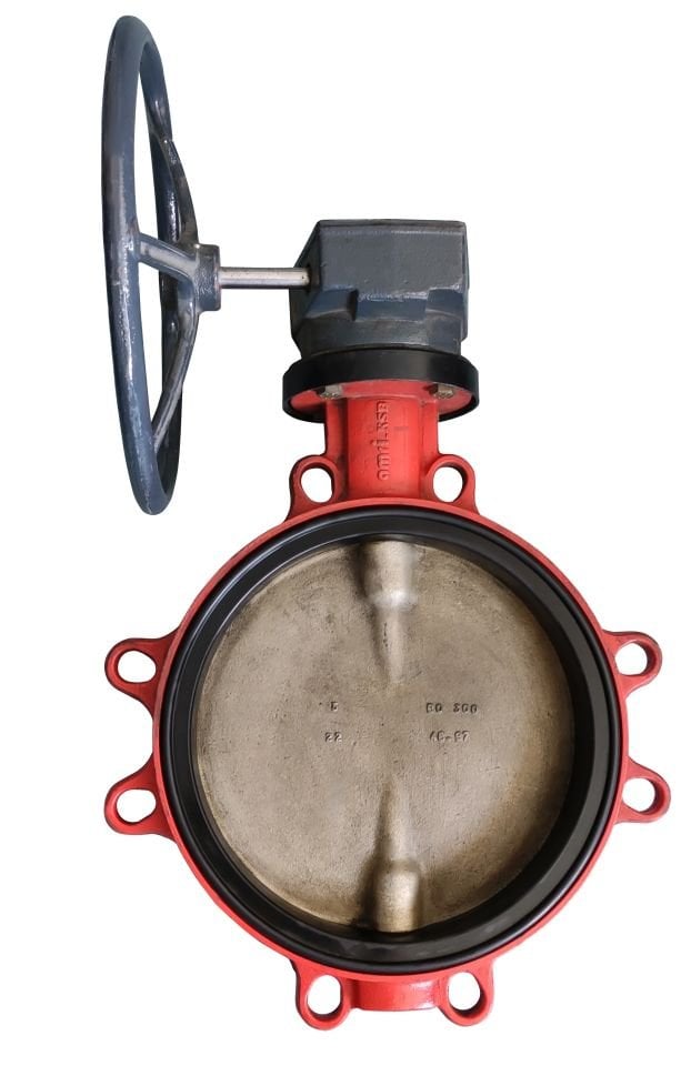 KSB BOAX-S Nikel Klape Redüktörlü Wafer Kelebek Vana PN16 DN300