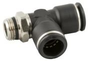 MAXTOR Pnömatik Yan Bacak Te 6 - 1/4''