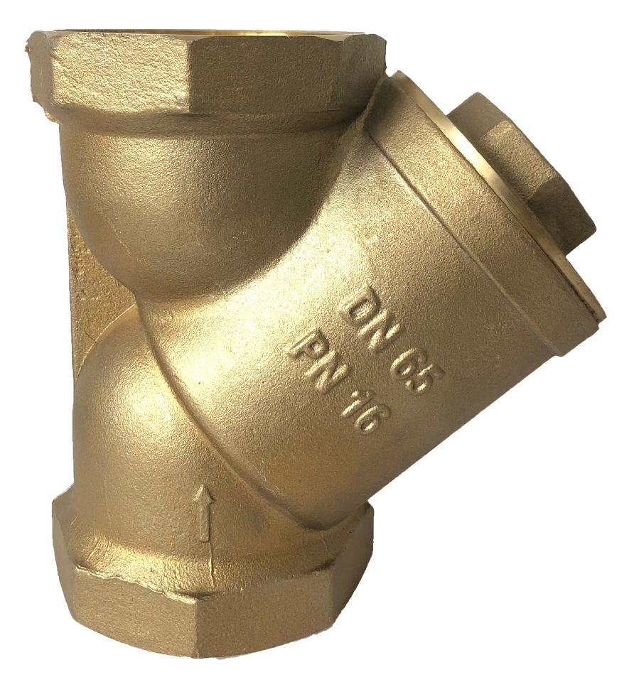 ASEL Pirinç Pislik Tutucu Filtre PN16 1 1/2''