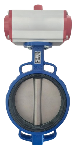 Ayvaz KV-3 Бътерфлай клапа с пневматичен актуатор DN200