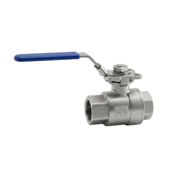 Aktüatör Uyumlu 2P Paslanmaz Küresel Vana PN63 3/4''