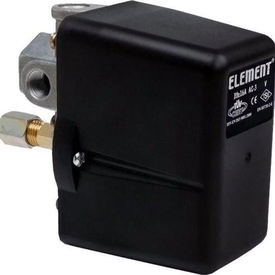Element ELT-4C-3Y 3 Yollu Tahliyeli Basınç Şalteri 4-16 Bar