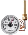 PAKKENS Arka Bağlantı Gazlı Kontaklı Termometre NC/NO Ø60mm 250°C