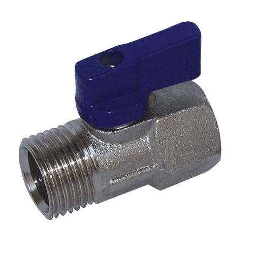 KONSAN Mavi Mini Küresel Vana 1/8''